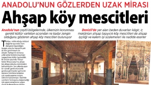 Ahşap Köy Mescitleri...