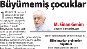 Büyümemiş Çocuklar...
