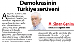 Demokrasinin Türkiye Serüveni...