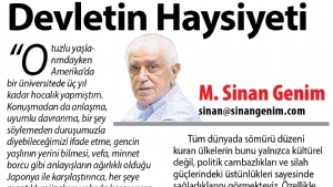 Devletin Haysiyeti...