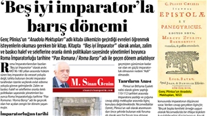 'Beş İyi İmparator'la Barış Dönemi... Anadolu Mektupları...