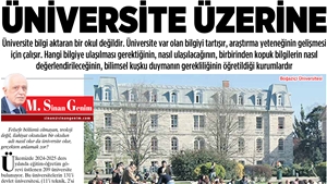Üniversite Üzerine...