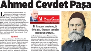 Ahmed Cevdet Paşa...