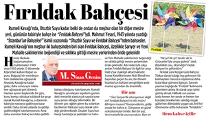 Fırıldak Bahçesi...