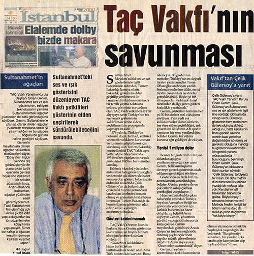 Hürriyet Gazetesi, 2000