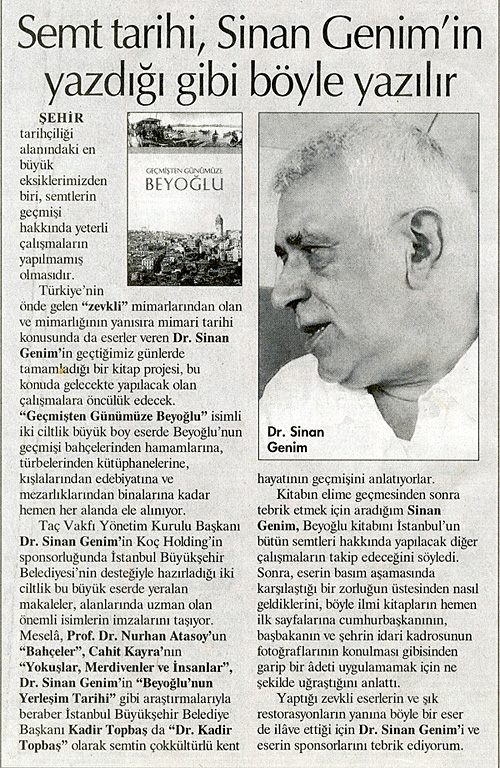 Hürriyet Gazetesi, 27 Haziran 2004