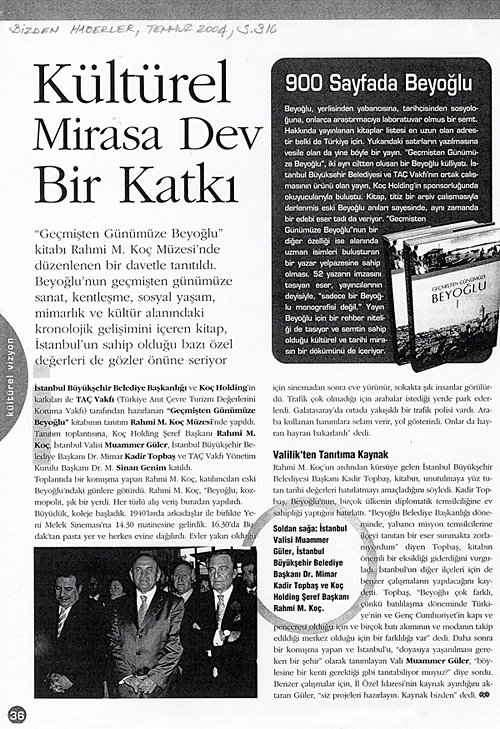 Bizden Haberler, Temmuz 2004