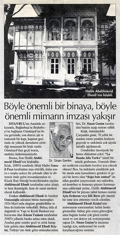 Hürriyet Gazetesi, 5 Eylül 2004