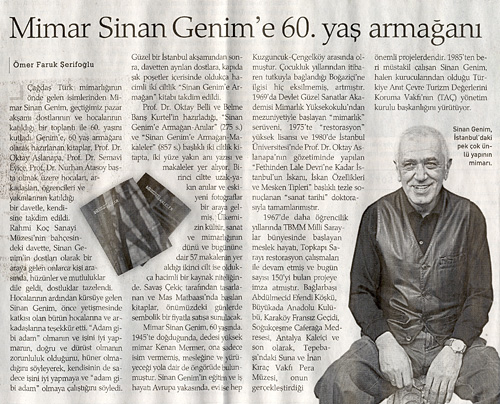 Zaman Gazetesi, 1 Temmuz 2005