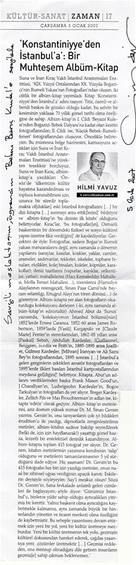 Zaman Gazetesi, 3 Ocak 2007