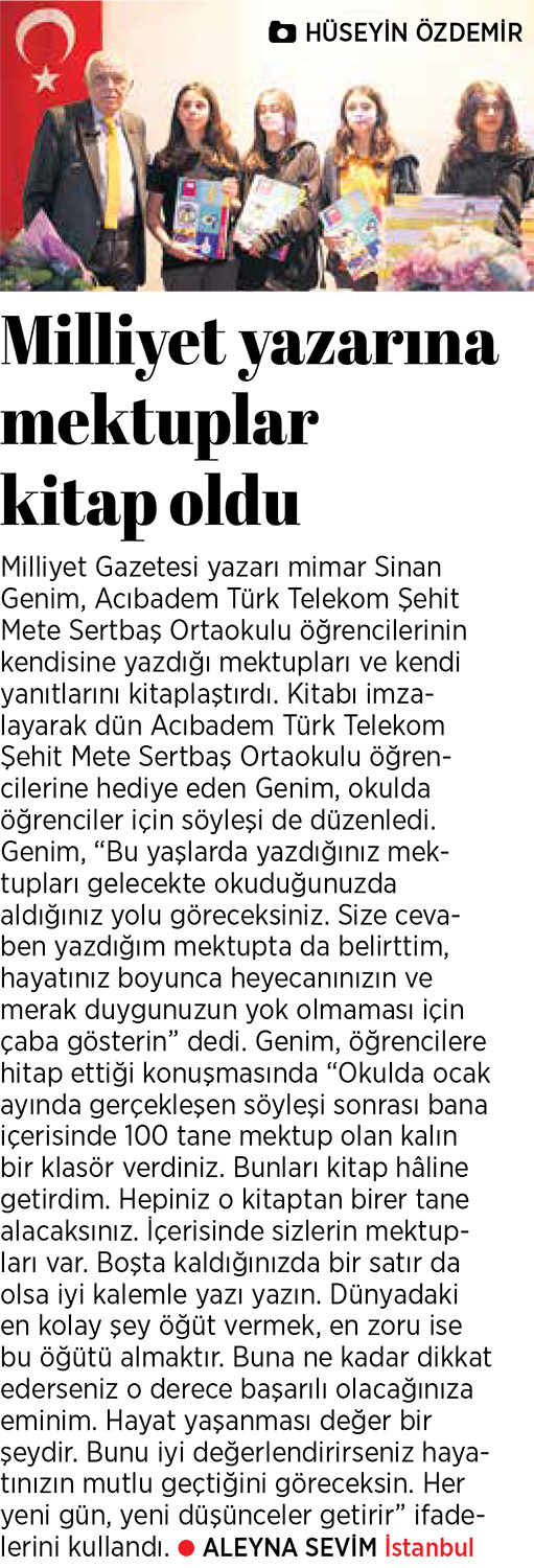 Milliyet Gazetesi, 1 Haziran 2024