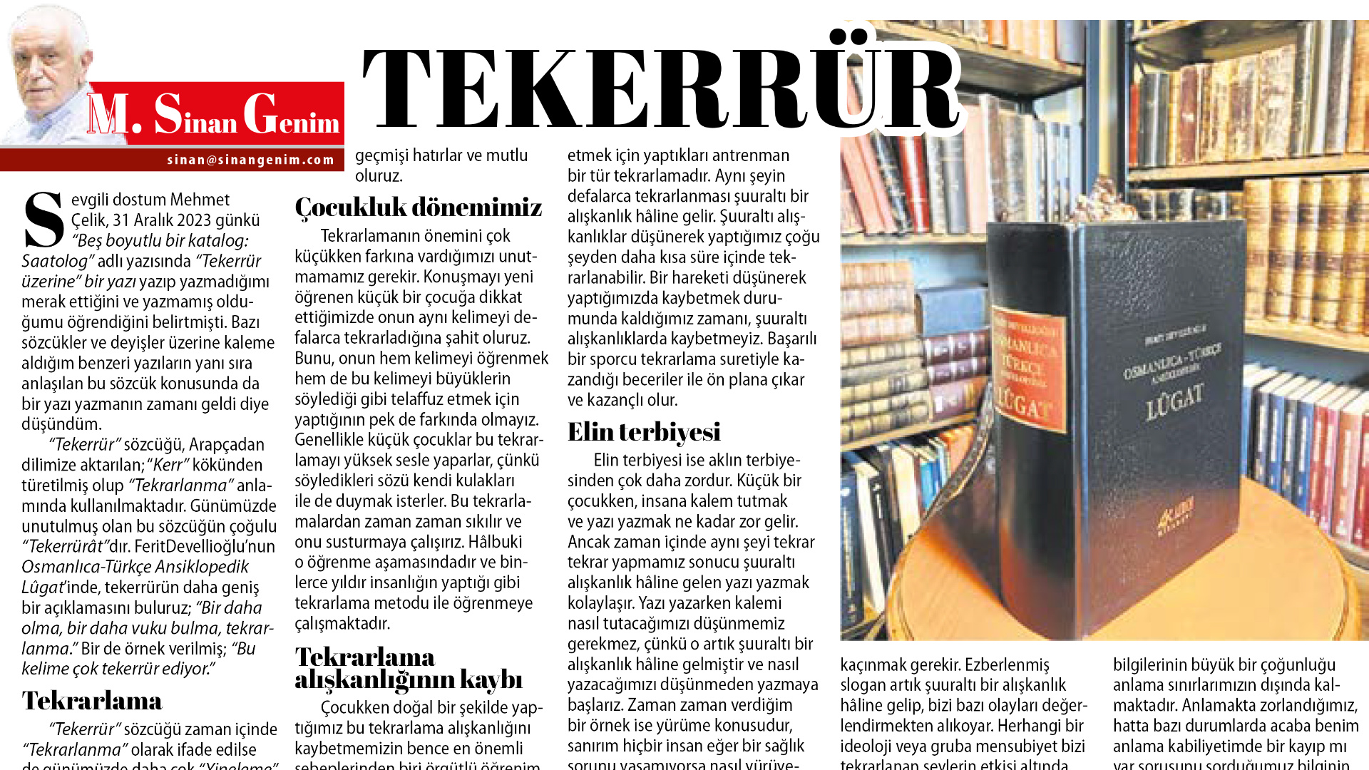 Tekerrür...