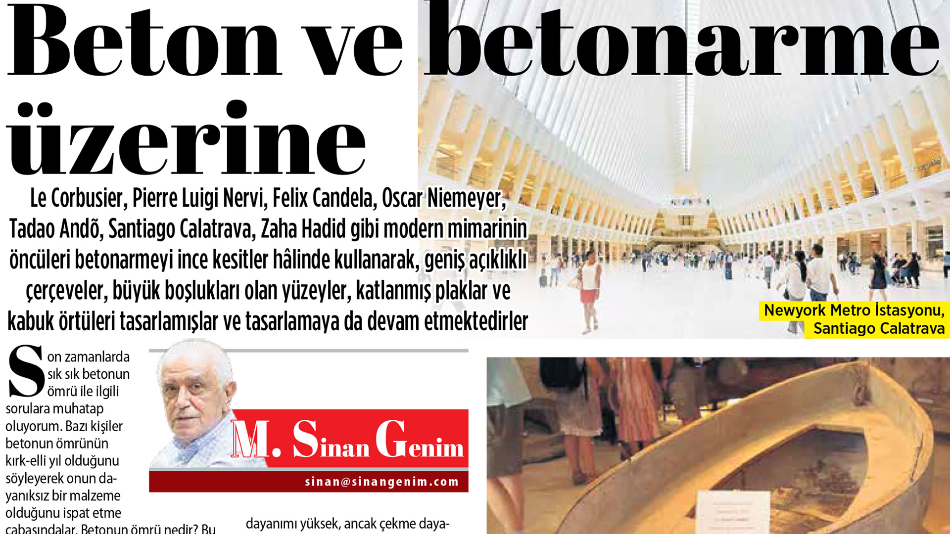 Beton ve Betonarme Üzerine...