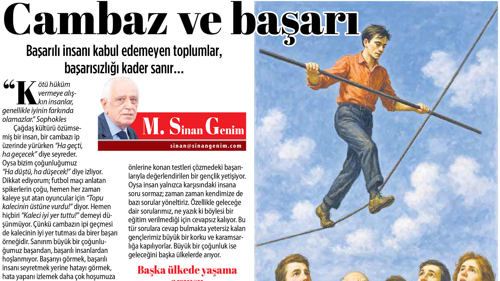 Cambaz ve Başarı...