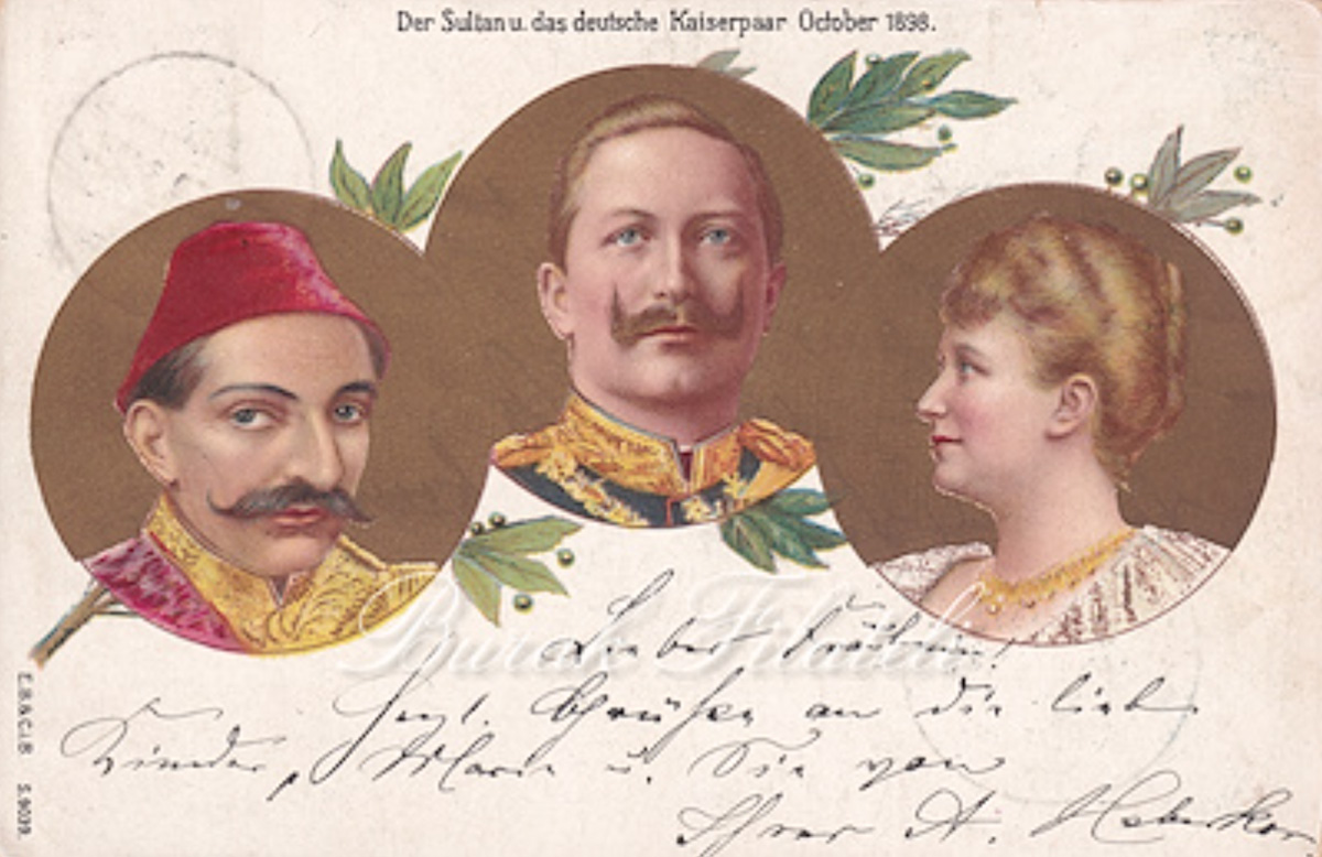 II. Abdülhamid, Kayser II. Wilhelm, İmparatoriçe Victoria, 1889