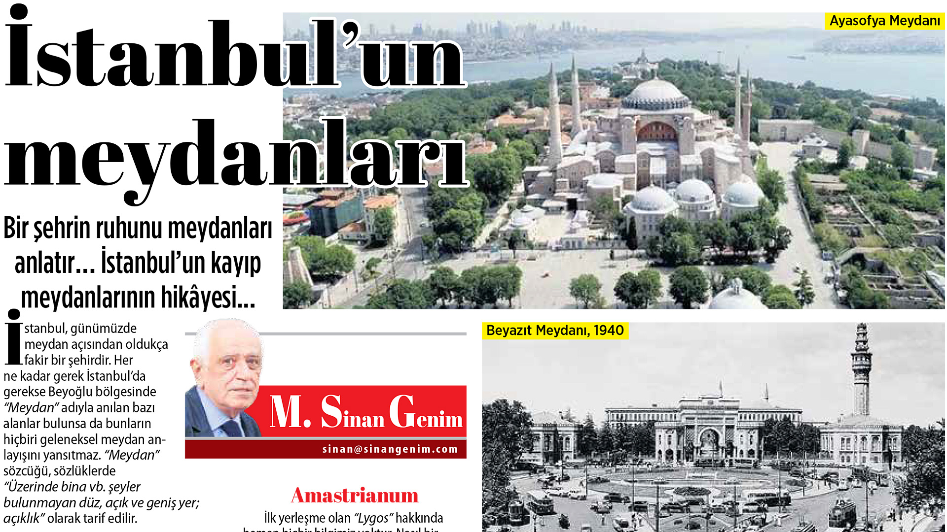 İstanbul'un Meydanları...