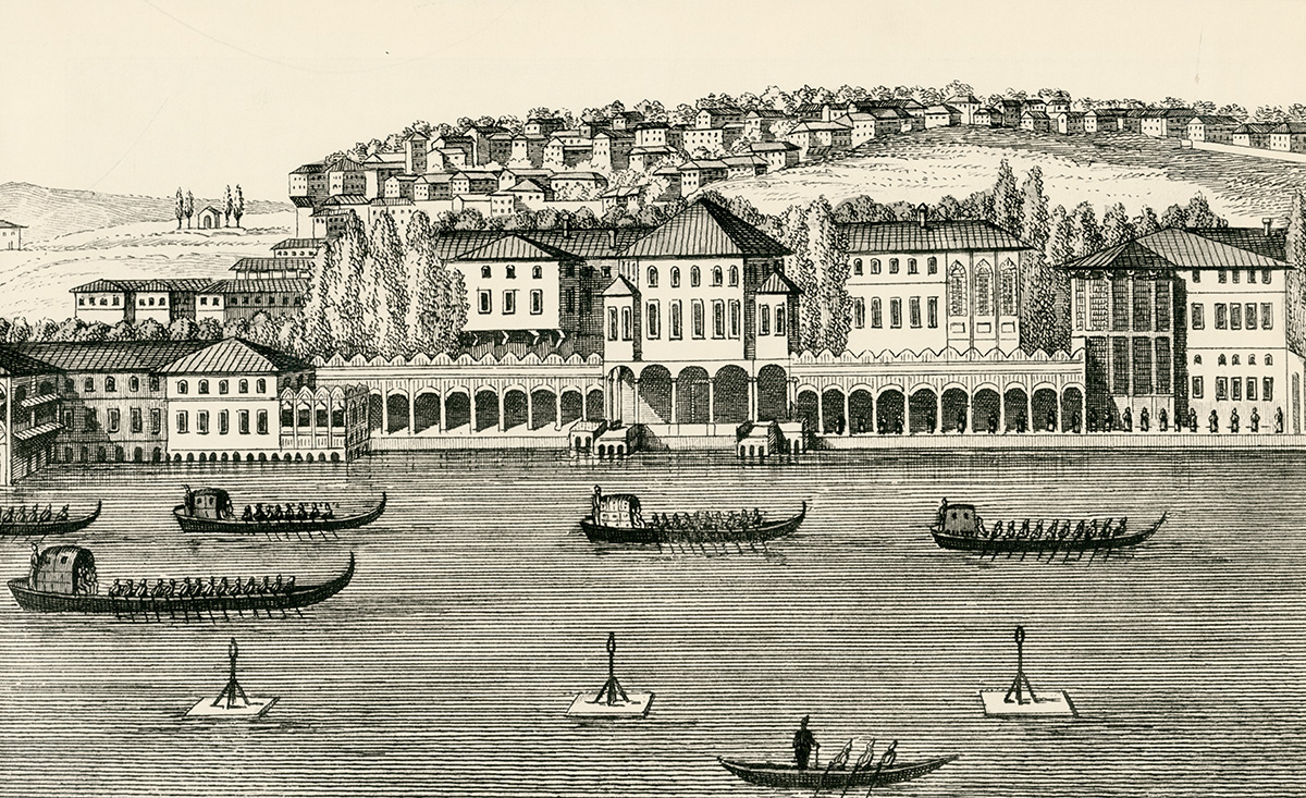 Beşiktaş Sarayı, d'Ohsson, 1787