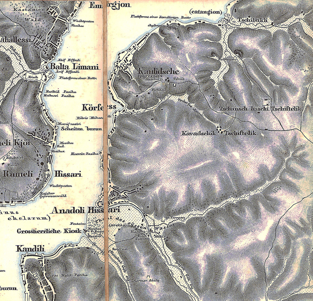 Moltke Haritası, 1836-1837